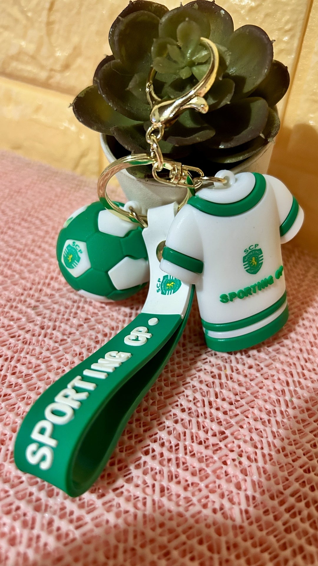 Porta-chaves Sporting CP – Orgulho Leonino 🦁💚