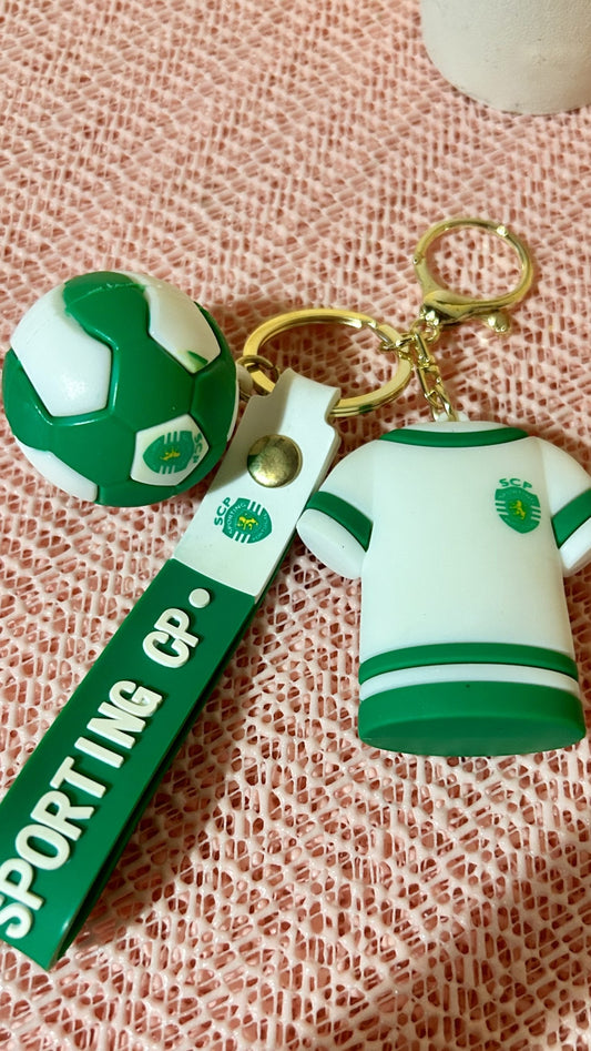 Porta-chaves Sporting CP – Orgulho Leonino 🦁💚