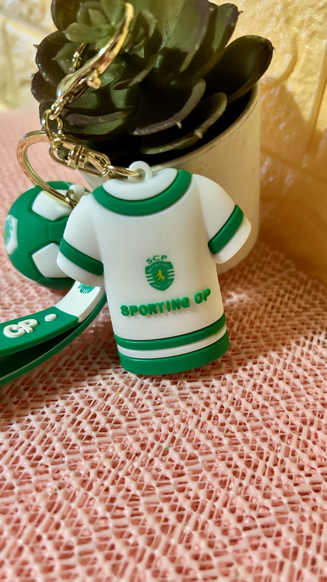 Porta-chaves Sporting CP – Orgulho Leonino 🦁💚