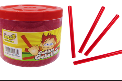 Palhinhas com Gelatina