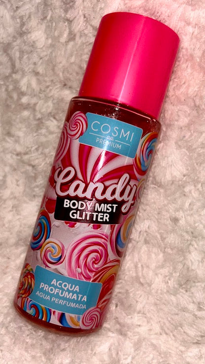 Body Mist Glitter Candy