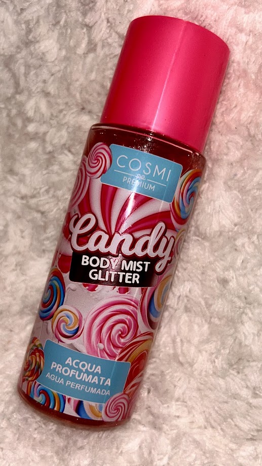Body Mist Glitter Candy