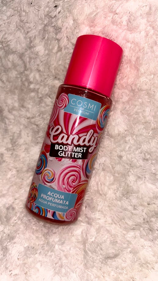 Body Mist Glitter Candy