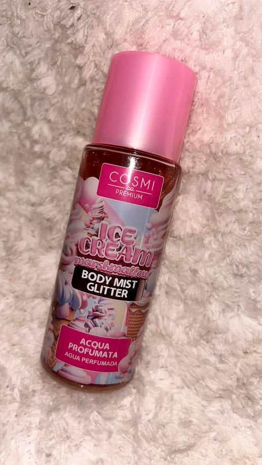 Body Mist Glitter Marshmallow