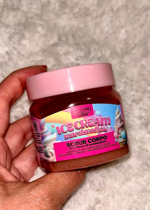 Body Scrub Ice Cream Marshmallow